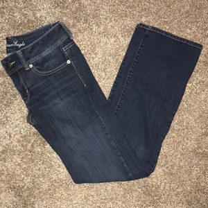 Dark Wash AE Slim Boot Cut Jeans